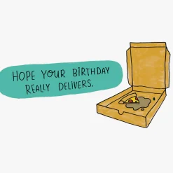 Overly Personal Pizza Funny Birthday Card