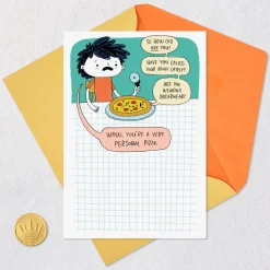 Overly Personal Pizza Funny Birthday Card