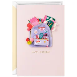 Packed with Fun Birthday Card for Girl