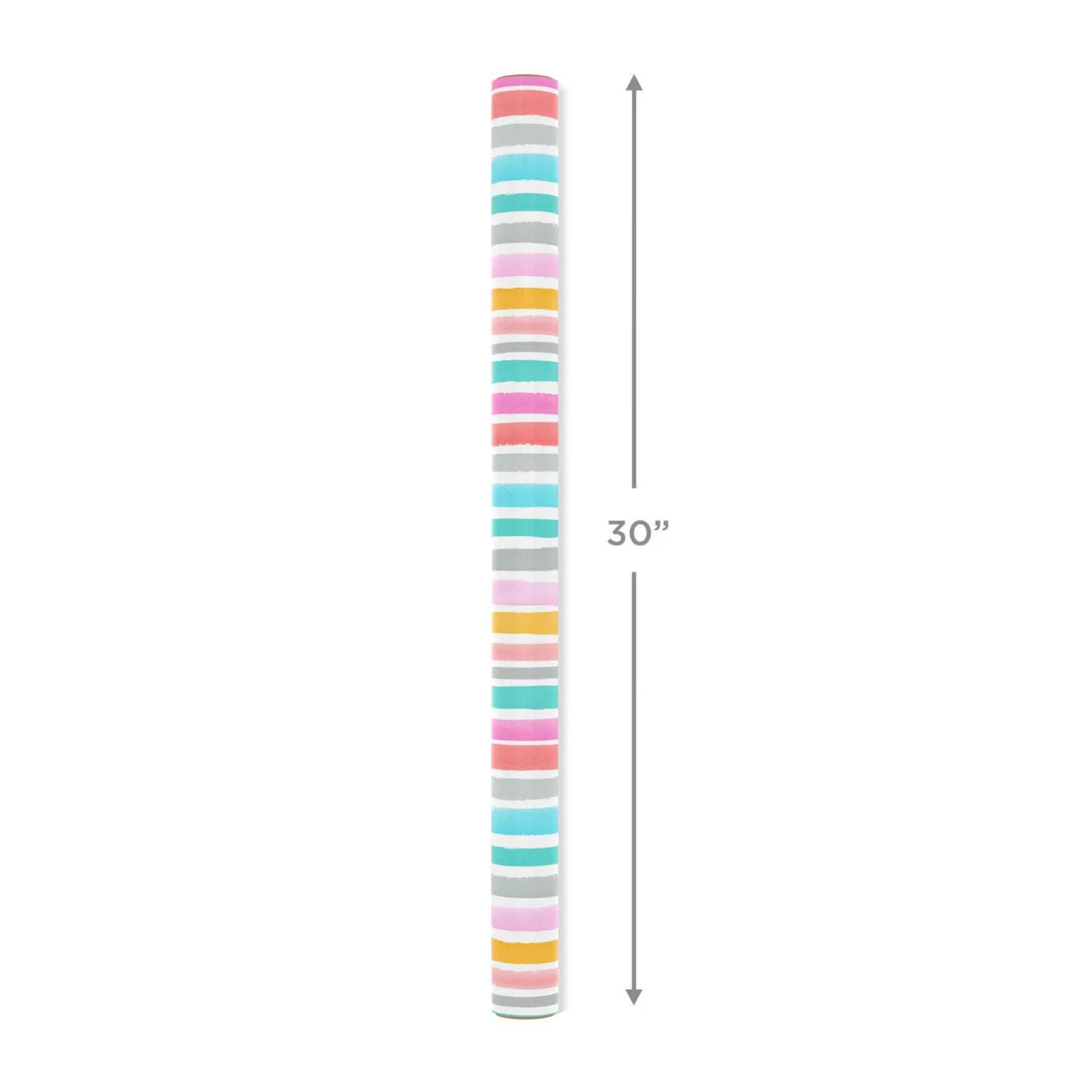 Painted Watercolor Stripes Wrapping Paper Roll, 20 sq. ft.