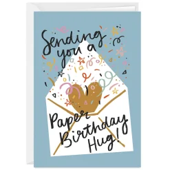 Paper Hug Custom Birthday Card