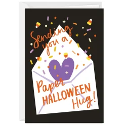 Paper Hug Custom Halloween Card