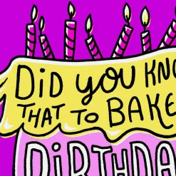 Pardon My Domestic Skills Funny Birthday Card