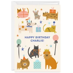 Party Animal Custom Birthday Card