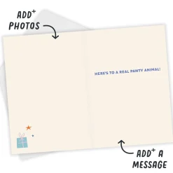 Party Animal Custom Birthday Card