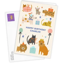Party Animal Custom Birthday Card