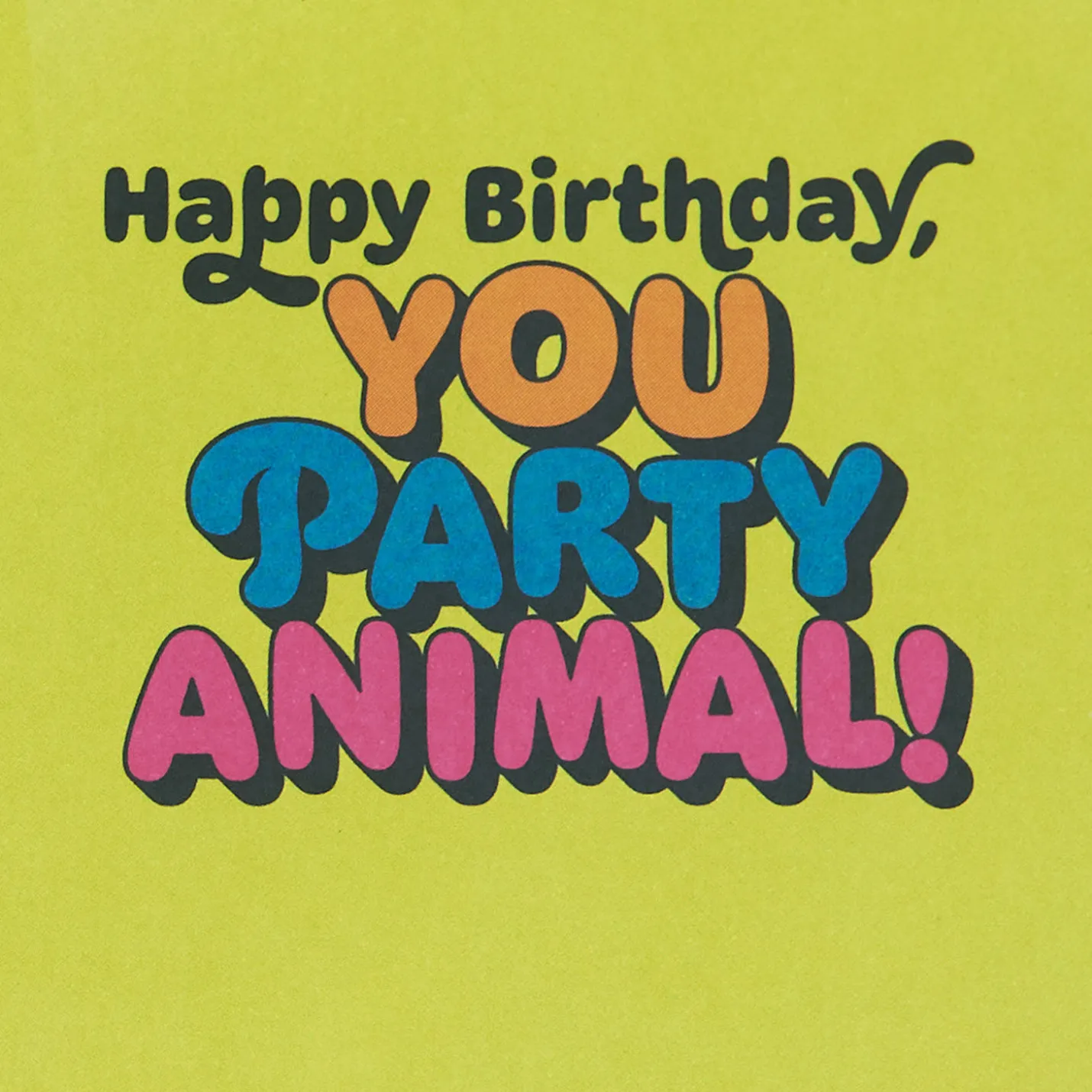 Party Animals Musical Birthday Card for Kids
