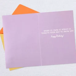 Party Cat Funny Musical Birthday Card With Motion