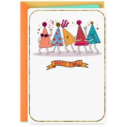 Party Time Birthday Card for Kids