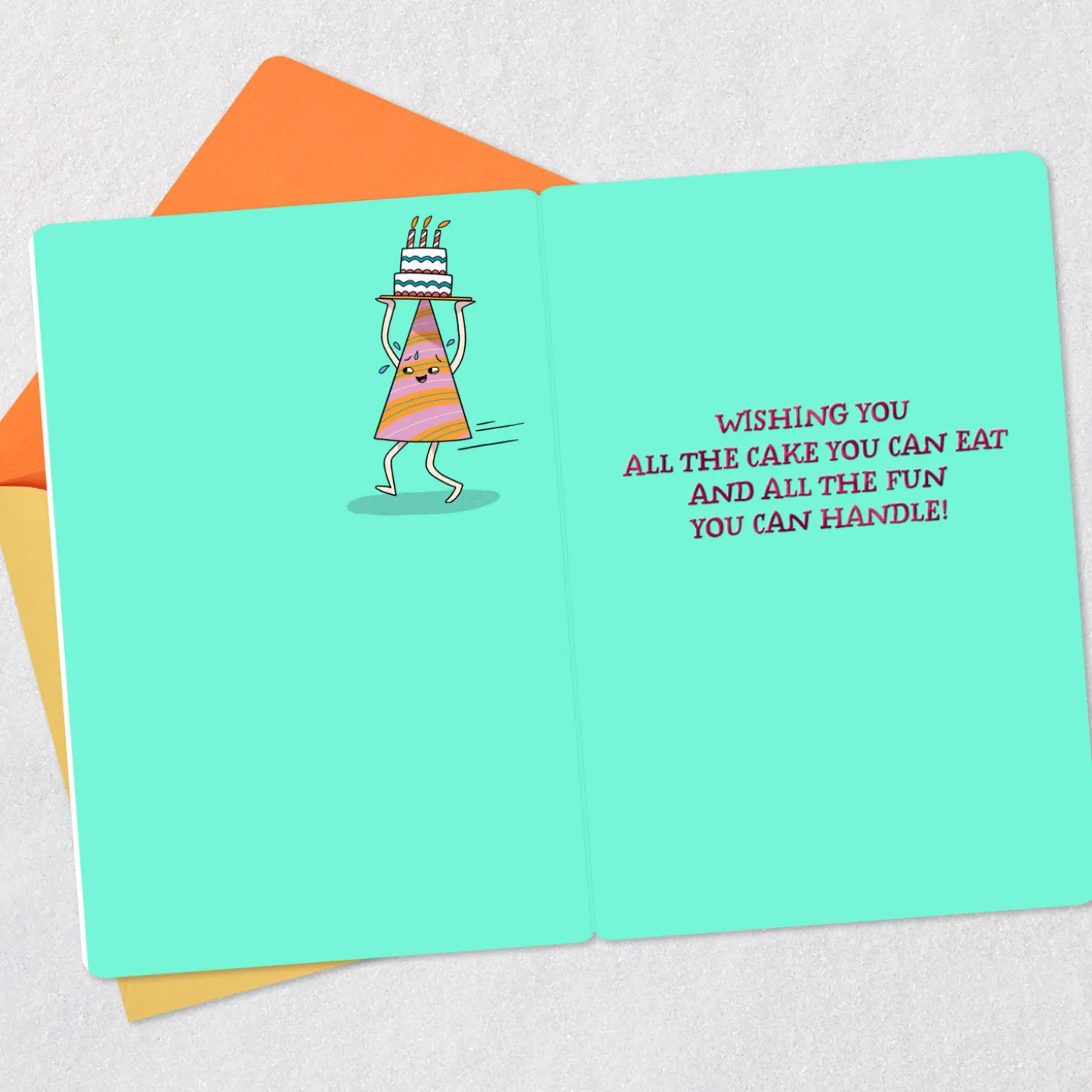 Party Time Birthday Card for Kids