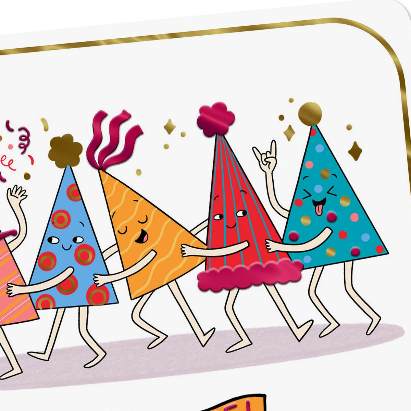 Party Time Birthday Card for Kids