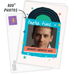 Party Time Custom Birthday Card