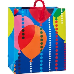 Party Balloons Gift Card Holder Mini Bag, 4.5"