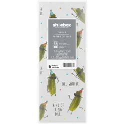 Partying Pickle Puns Tissue Paper, 6 sheets
