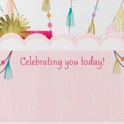 Pastel Balloons Musical 3D Pop-Up with Lights Birthday Card