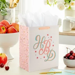 13" Pastel HBD Large Gift Bag
