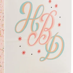 13" Pastel HBD Large Gift Bag