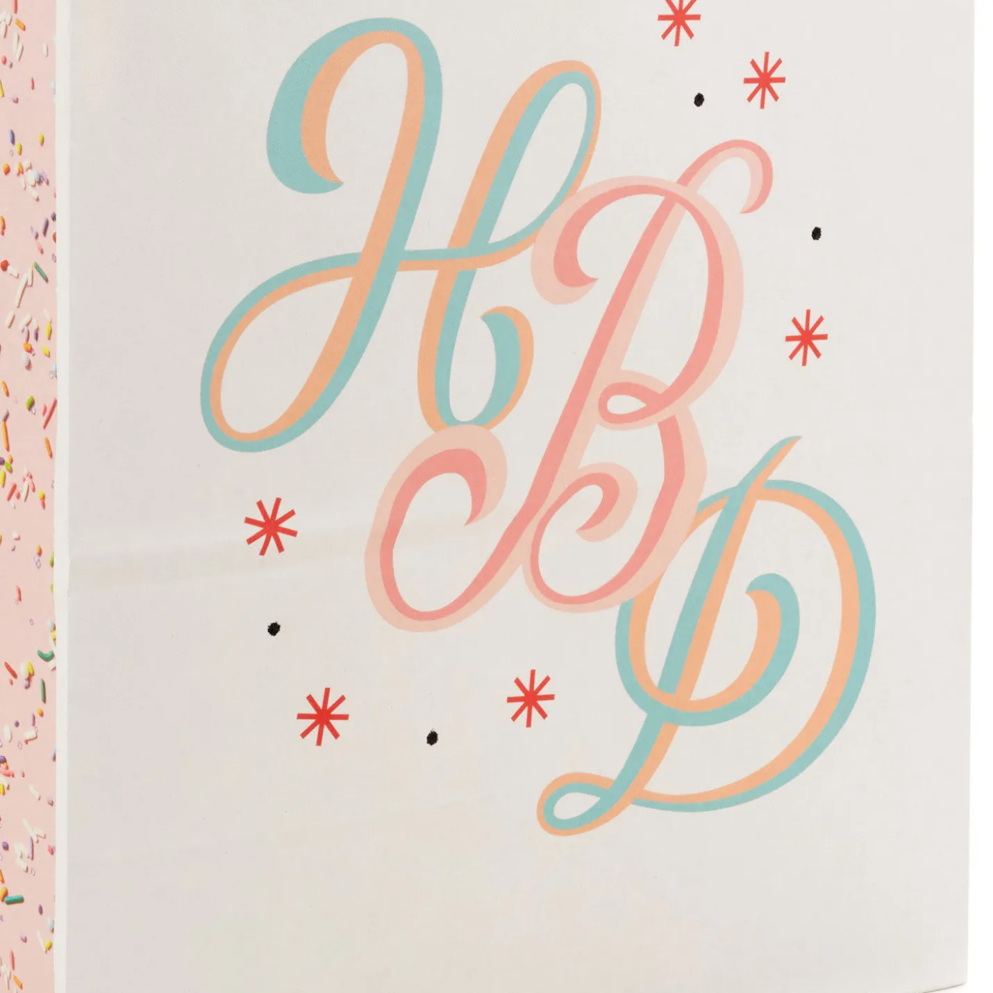13" Pastel HBD Large Gift Bag