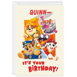 Paw Patrol™ Custom Birthday Card