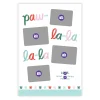 Paw La La La La Flat Holiday Photo Card From Pet