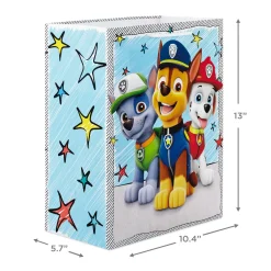 13" Paw Patrol™ Chase and Friends Blue Gift Bag