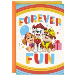 Paw Patrol™ Forever Fun Birthday Card for Kids
