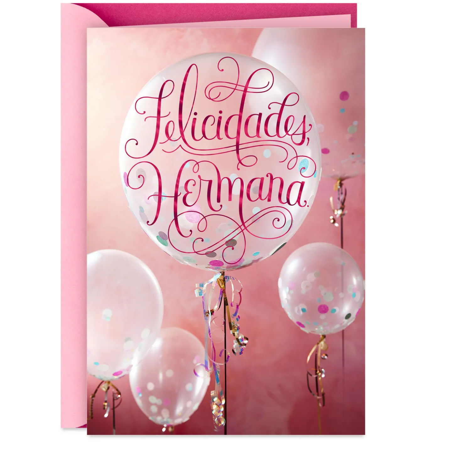 Peace and Infinite Blessings Spanish-Language Religious Birthday Card for Sister