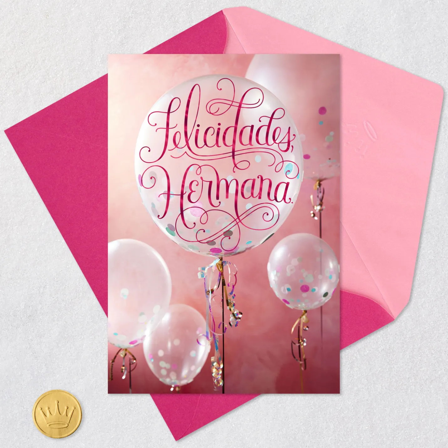 Peace and Infinite Blessings Spanish-Language Religious Birthday Card for Sister