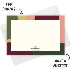 Peace and Joy Flat Christmas Photo Card
