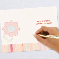Peace, Love and Happiness Birthday Card
