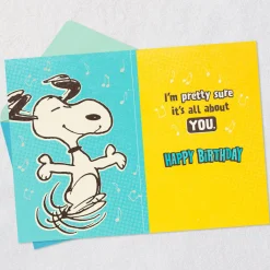 Peanuts® A Note of Happy Musical Birthday Card