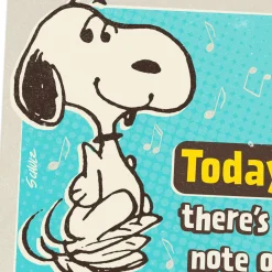 Peanuts® A Note of Happy Musical Birthday Card