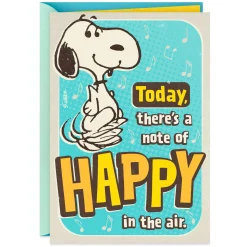 Peanuts® A Note of Happy Musical Birthday Card