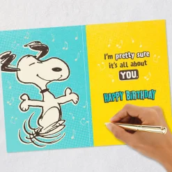 Peanuts® A Note of Happy Musical Birthday Card