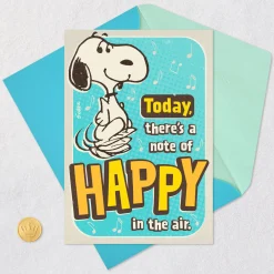 Peanuts® A Note of Happy Musical Birthday Card