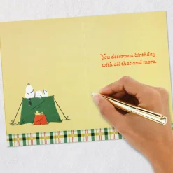 Peanuts® Beagle Scouts Blue Skies and Adventure Birthday Card