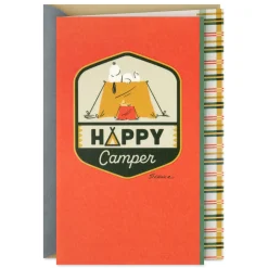 Peanuts® Beagle Scouts Snoopy Happy Camper Birthday Card