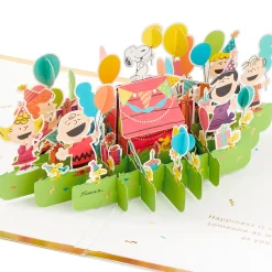 Peanuts® Gang Celebrating You 3D Pop-Up Birthday Card