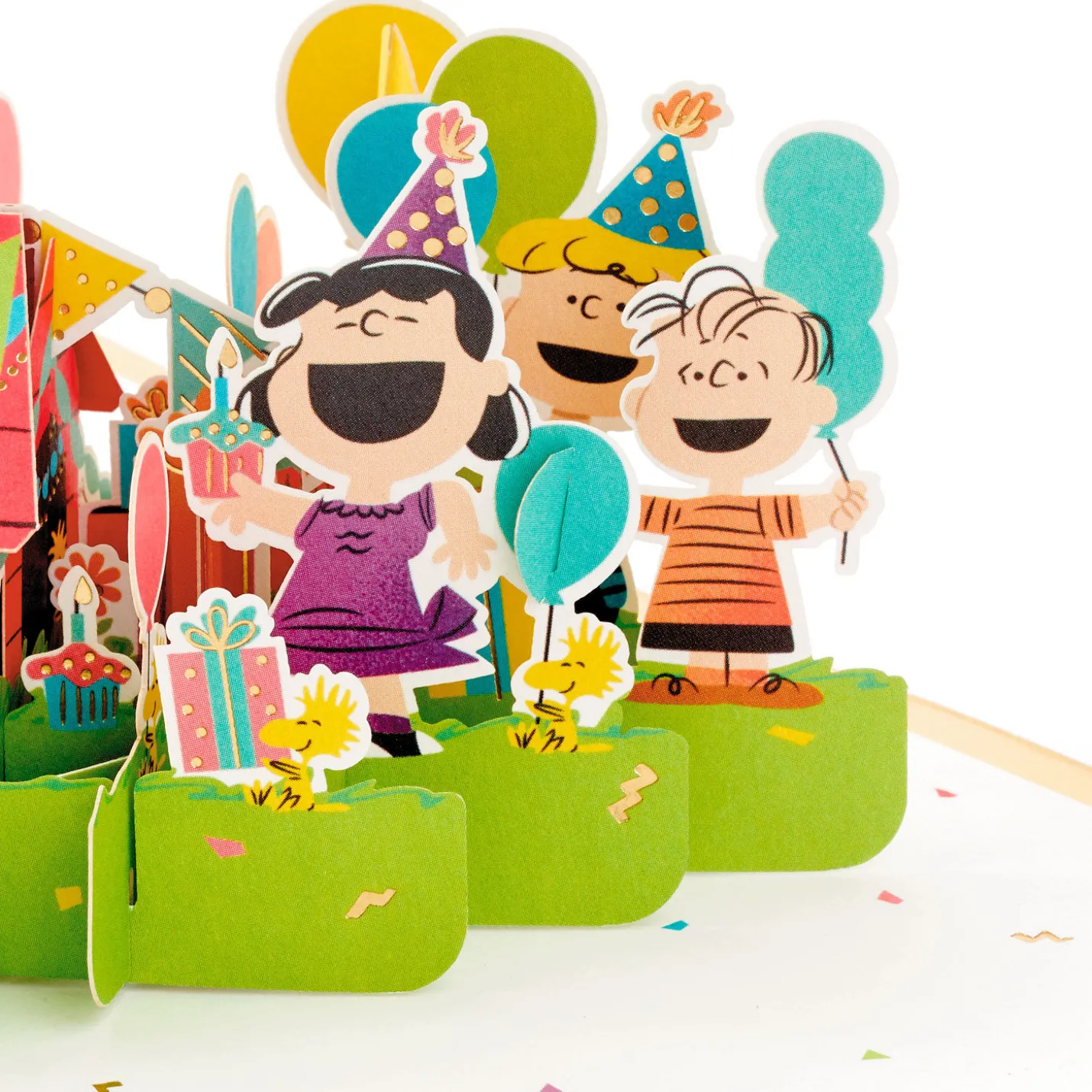 Peanuts® Gang Celebrating You 3D Pop-Up Birthday Card