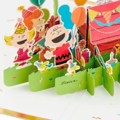 Peanuts® Gang Celebrating You 3D Pop-Up Birthday Card