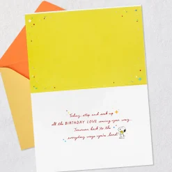 Peanuts® Love and Hugs Coming Your Way Birthday Card