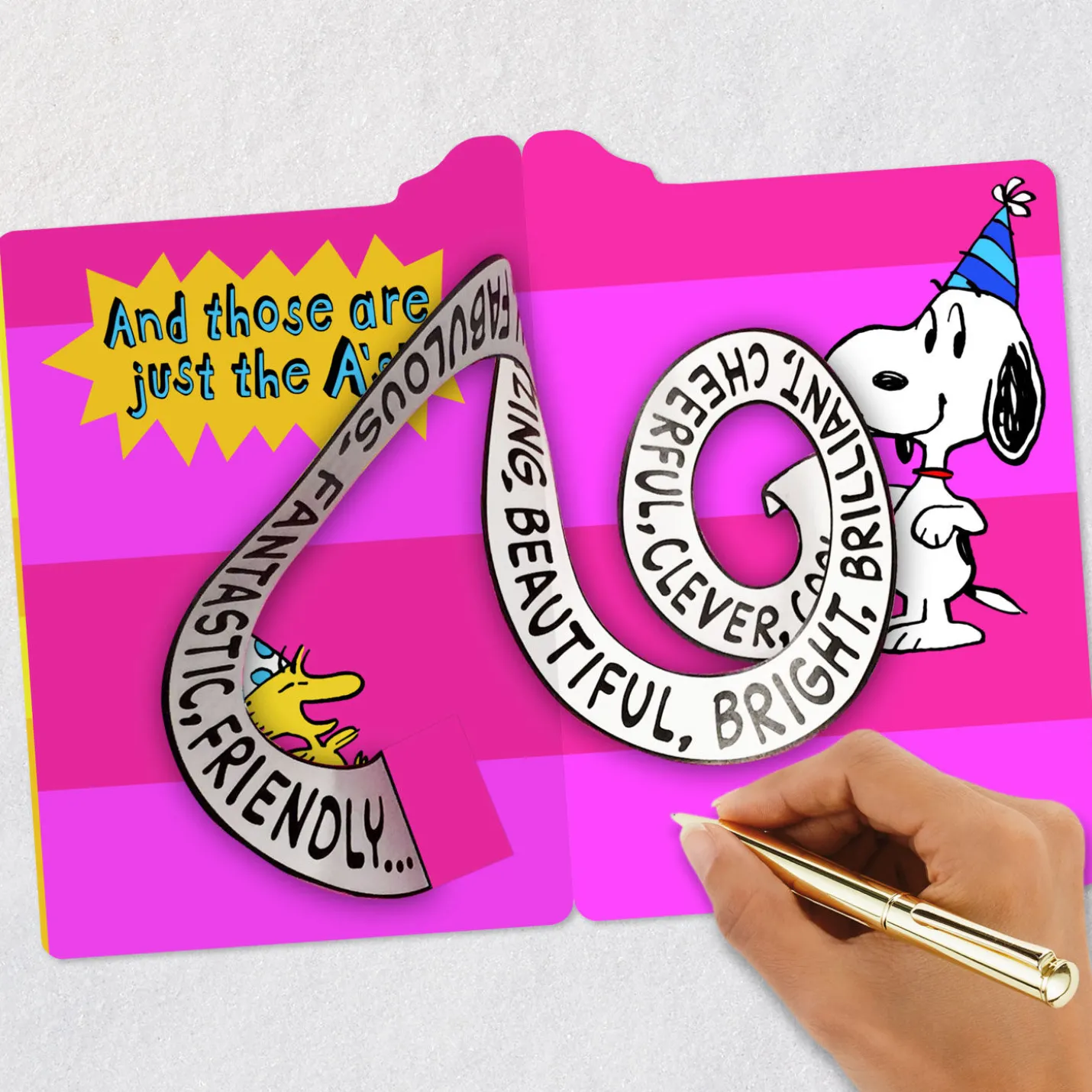Peanuts® Snoopy Absolutely Amazing Pop-Up Birthday Card for Her