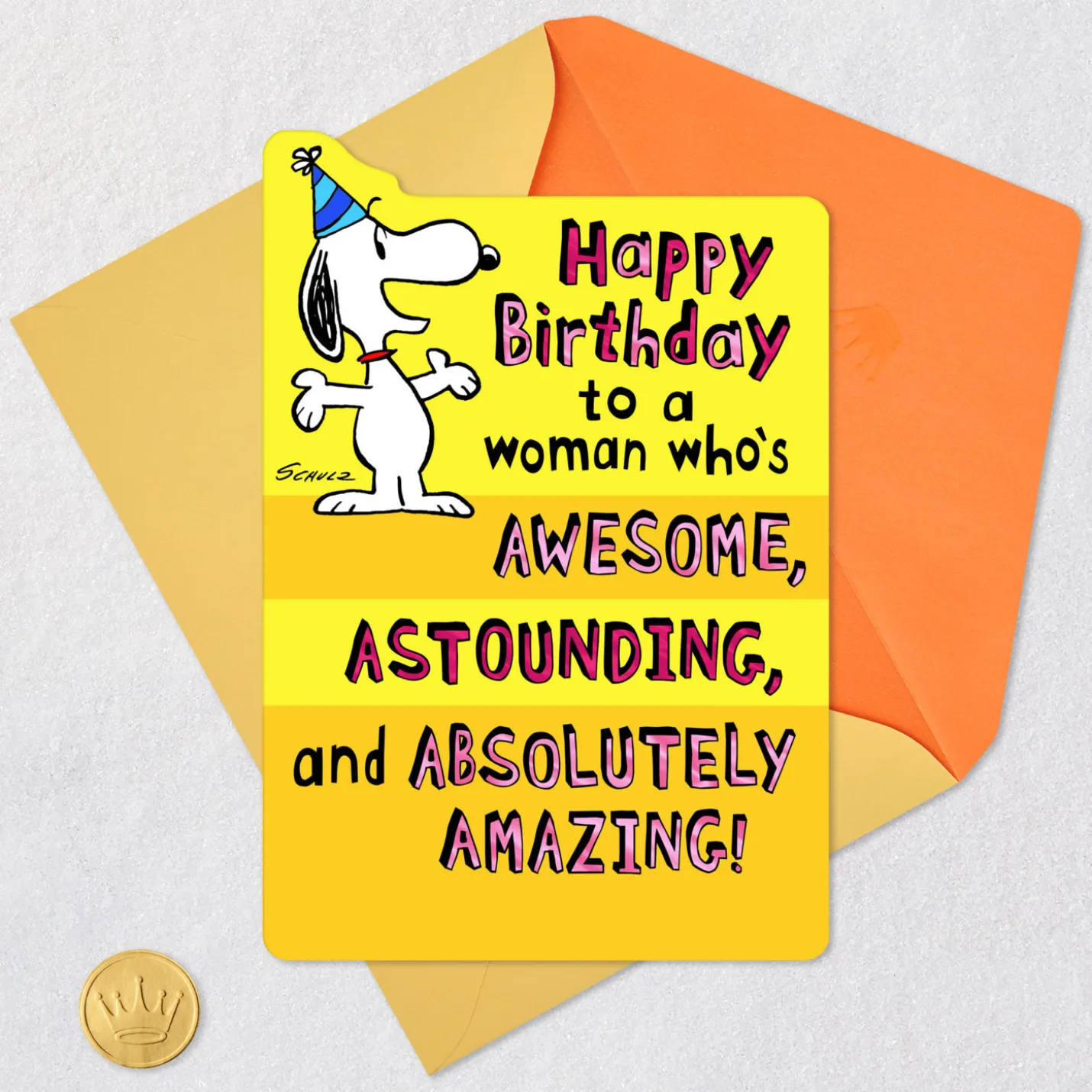 Peanuts® Snoopy Absolutely Amazing Pop-Up Birthday Card for Her