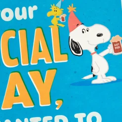 Peanuts® Snoopy and Woodstock Burpday Banner Funny Birthday Card