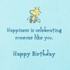 Peanuts® Snoopy and Woodstock Happiness Is Celebrating You Birthday Card