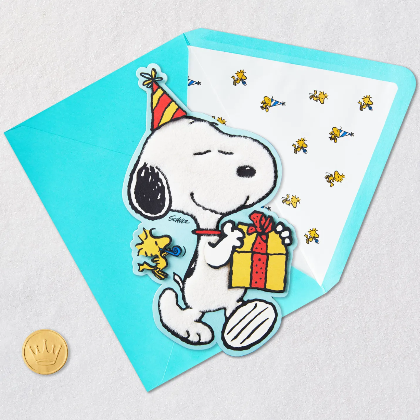 Peanuts® Snoopy and Woodstock Happiness Is Celebrating You Birthday Card