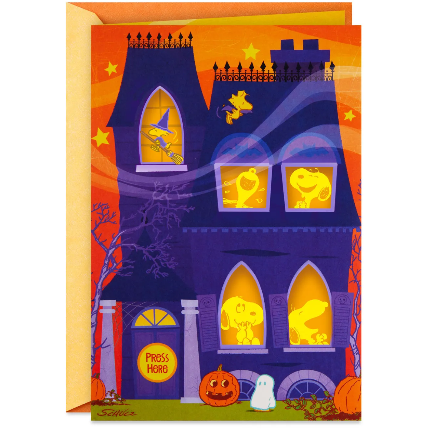 Peanuts® Abracadabra Musical Halloween Card With Light