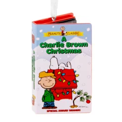 Peanuts® A Charlie Brown Christmas Retro Video Cassette Case Hallmark Ornament