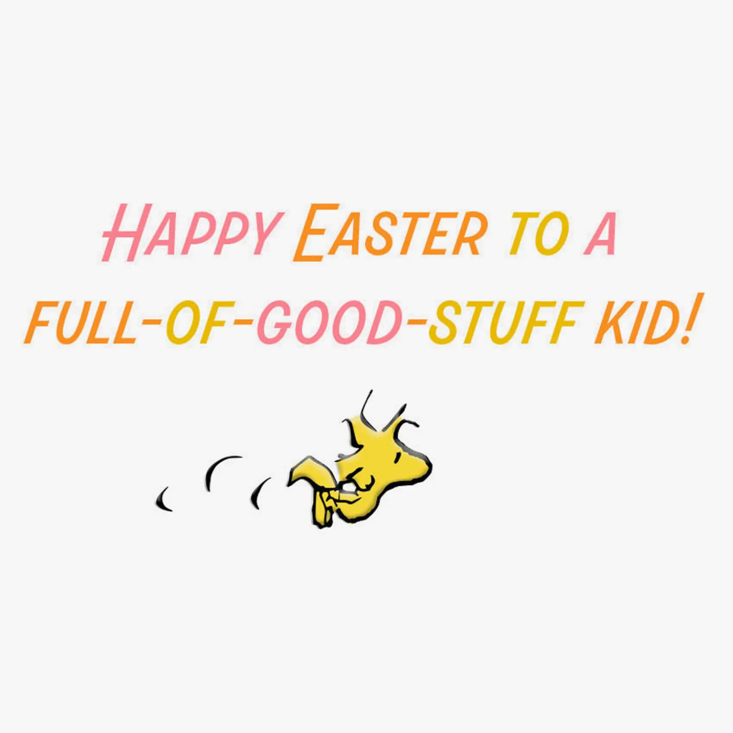 Peanuts® A Full-of-Good-Stuff Kid Easter Card