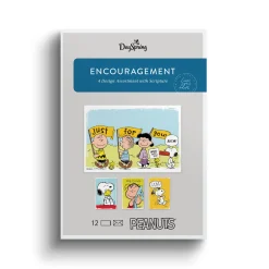 Peanuts® Assorted Religious Encouragement Cards, Box of 12